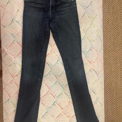 7 FOR ALL MANKIND: DARK BOOT CUT PANTS (WOMEN'S) SIZE 25