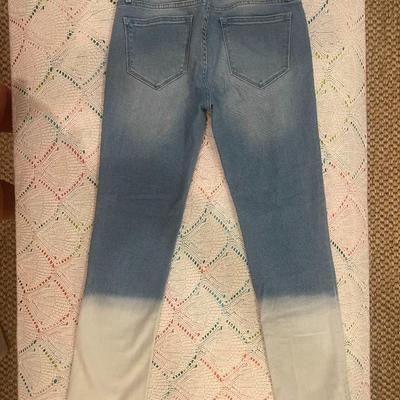 AQUA: TWO TONE SKINNY LEG DENIM (WOMEN'S) SIZE 26