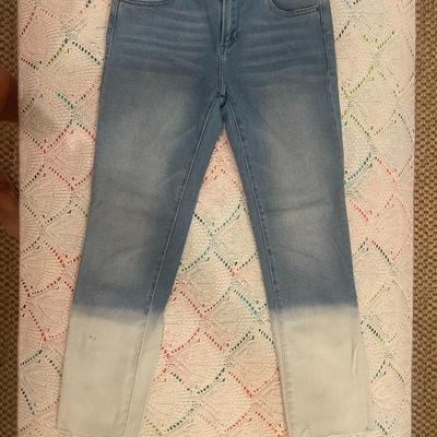 AQUA: TWO TONE SKINNY LEG DENIM (WOMEN'S) SIZE 26