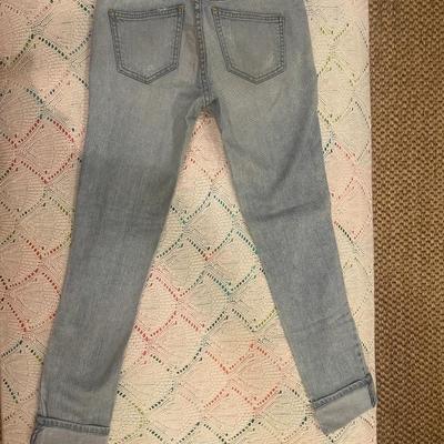 CARMAR: DISTRESSED SKINNY LEG DENIM (WOMEN'S) SIZE 25