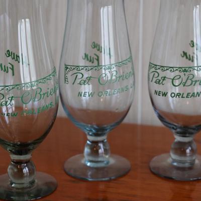 Pat O'Brien's New Orleans, LA Collectible Glasses