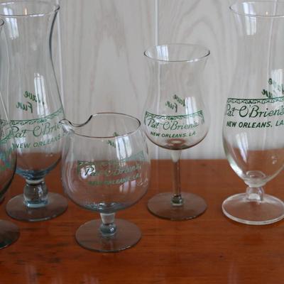 Pat O'Brien's New Orleans, LA Collectible Glasses