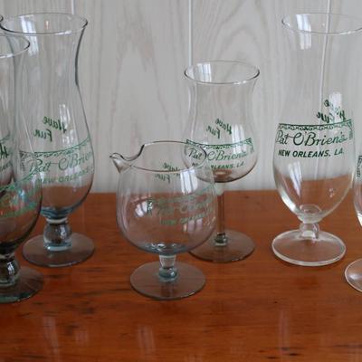 Pat O'Brien's New Orleans, LA Collectible Glasses