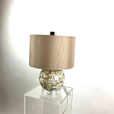 796 Abalone Acrylic Base Table Lamp