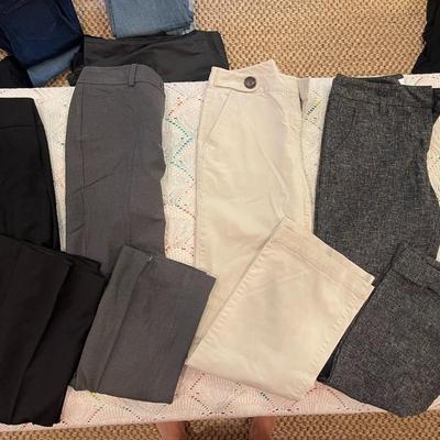 TALBOTS: MISC 7 PAIRS OF WOMEN'S PANTS