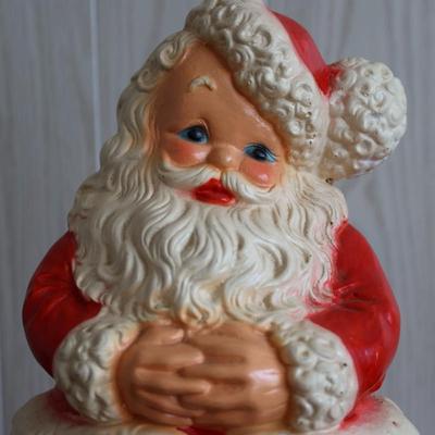 Large Ceramic Santa Coin Bank