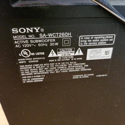 Sony SA-Ct260H Sound bar and Active Subwoofer SA-WCT260H