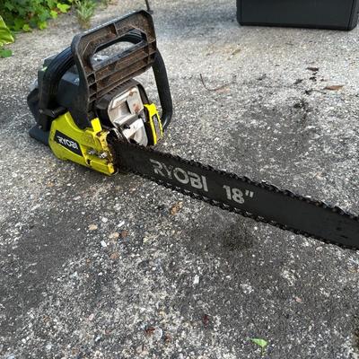 Ryobi Chainsaw 18â€ Runs Like New