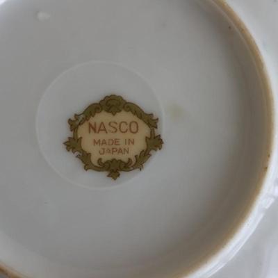 NASCO Set of Four Vintage Floral Dishes/Coasters (4)