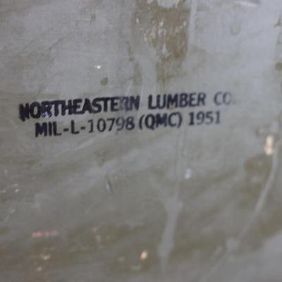 US Army WWII Footlocker Trunk