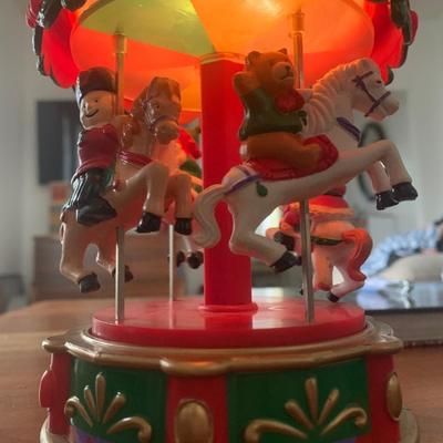 Electronic Christmas Carousel Musical