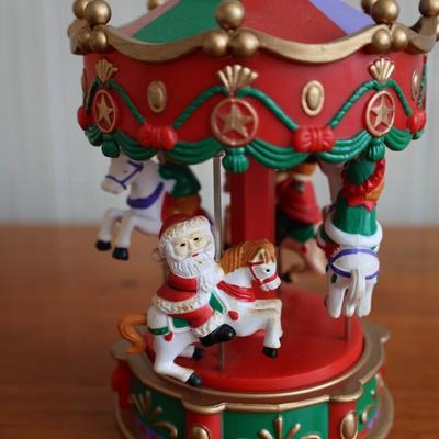 Electronic Christmas Carousel Musical