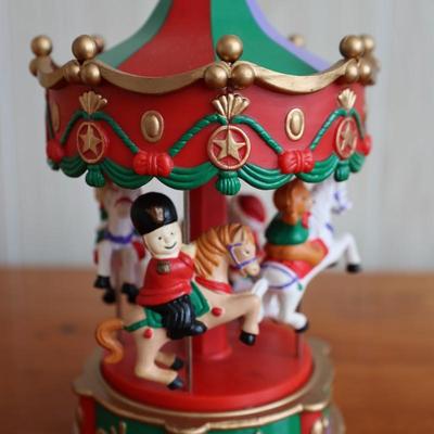 Electronic Christmas Carousel Musical
