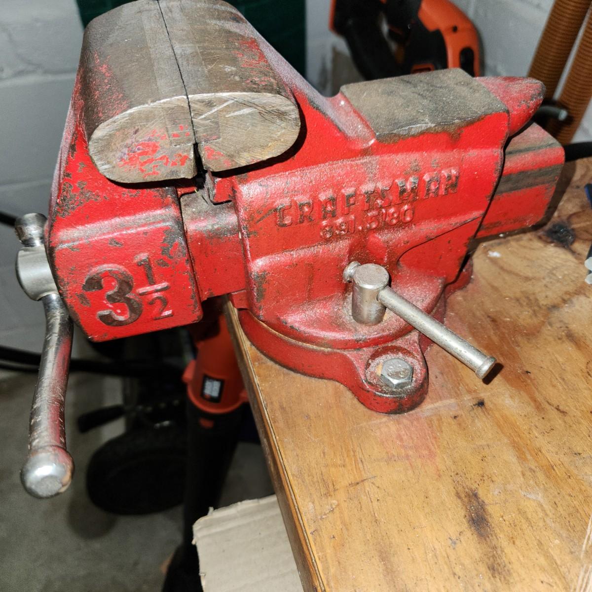 Vintage Craftsman 3 1/2 Bench Vise Anvil