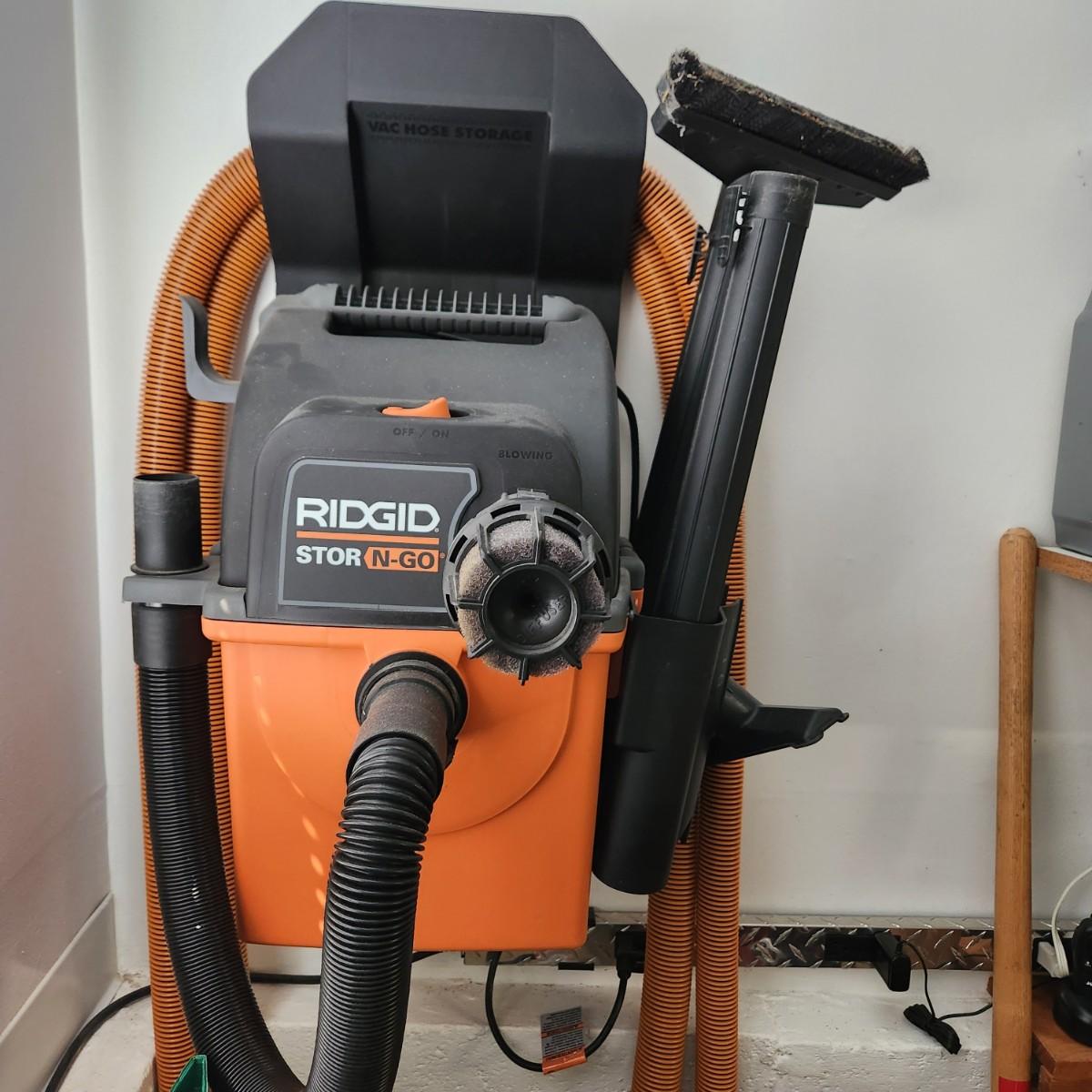 Ridgid Stor N Go with Vac Hose Wall Storage System