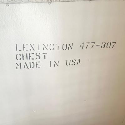 LEXINGTON ~ Four (4) Piece Full Size White Wicker Bedroom Suite