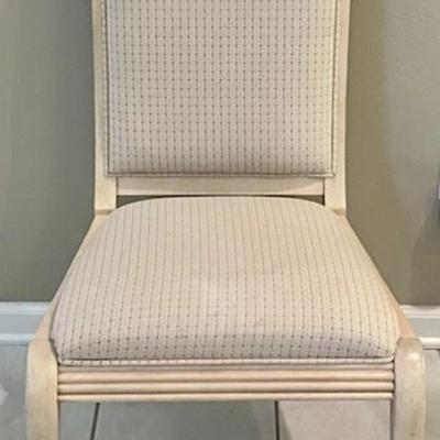 Drexel Heritage Glass Top Dining Table And Six Chairs