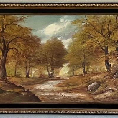 Original Oil Painting By Artist Seibert