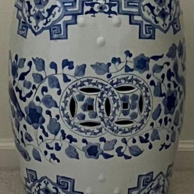 Blue And White Ceramic Garden Seat