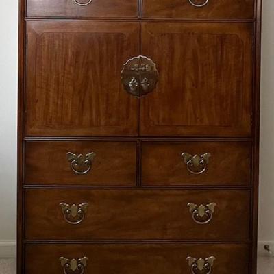 Henredon Dresser With Brass Handles