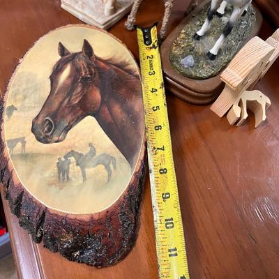 Large Vintage Horse Figurine Lot - Various Mediums
