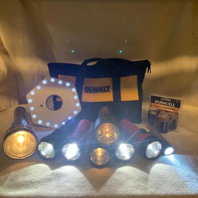 Flashlights with Bag and Batteries (WS-KW)