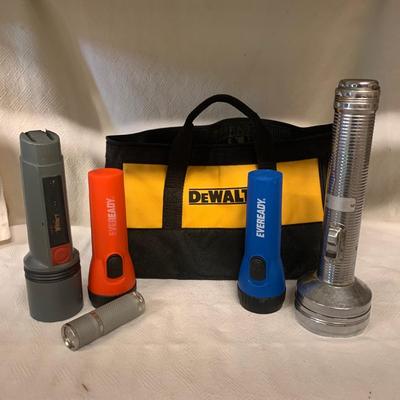 Flashlights with Bag and Batteries (WS-KW)