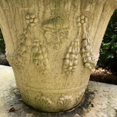 Four Concrete Planters (BY-DW)