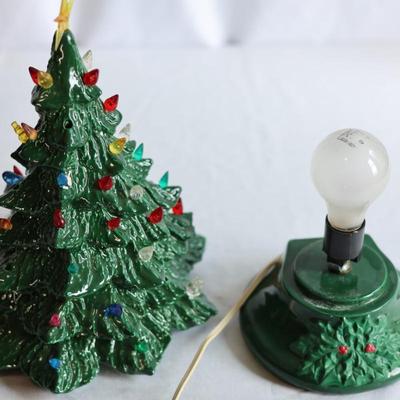 Vintage Ceramic Light up Christmas Tree