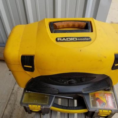 Radio Cooler, Parts Sorter, Emergency Kit