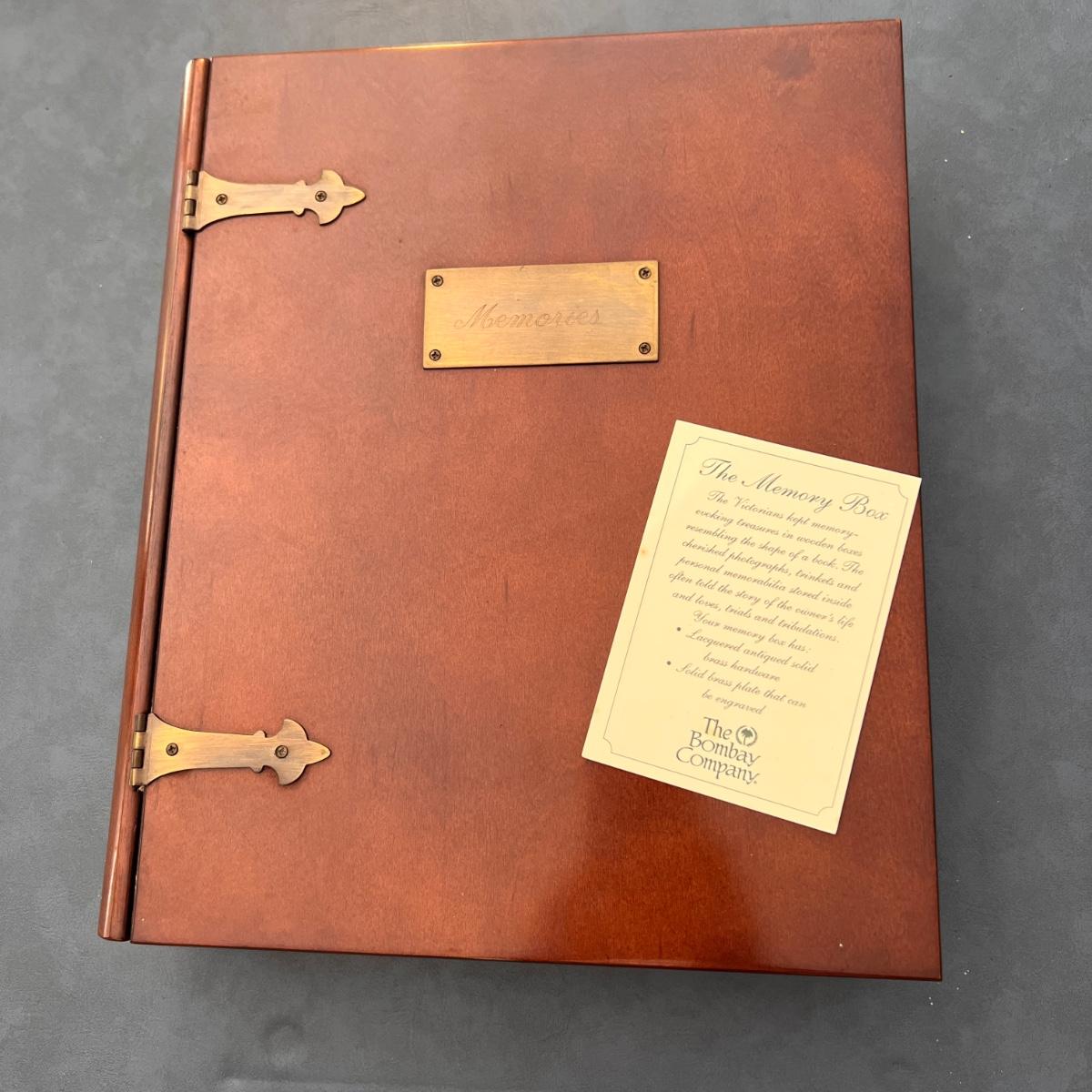 Bombay Company Memory Wood Box