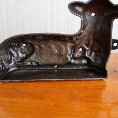 GRISWOLD 866 Vintage Cast Iron Lamb Cake Mold