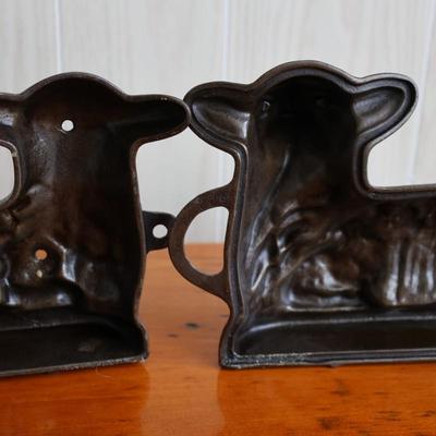 GRISWOLD 866 Vintage Cast Iron Lamb Cake Mold