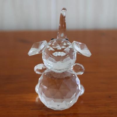 Four Glass Elephants Decor (4)