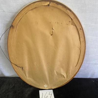 Vintage Oval Reproduction Print