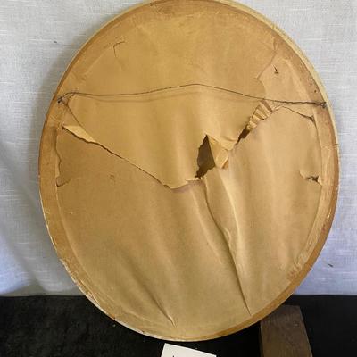 Vintage Oval Reproduction Potrait