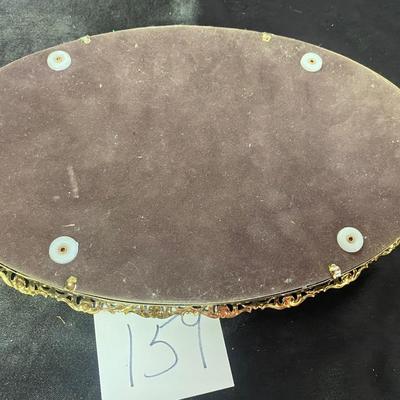Vintage Vanity Tray and Mirror