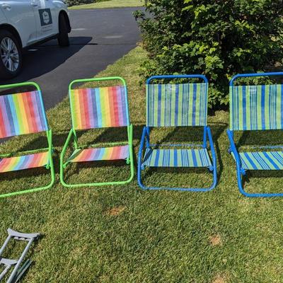 Set of 4 Nice Beach Chairs