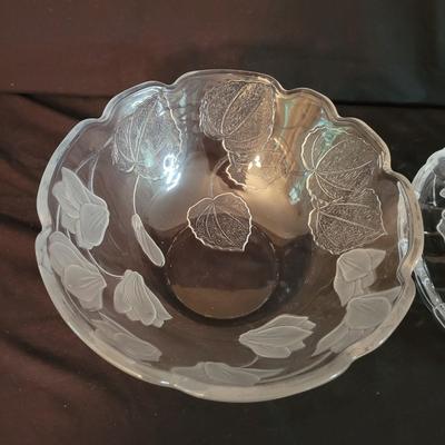 Frosted Floral Serving Set (K-CE)