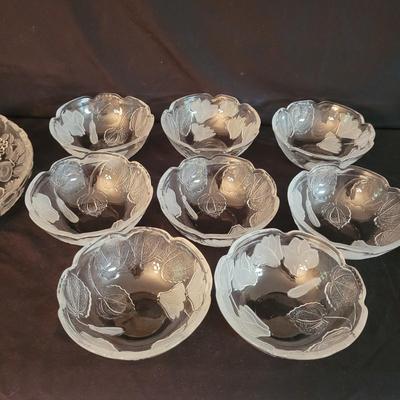 Frosted Floral Serving Set (K-CE)