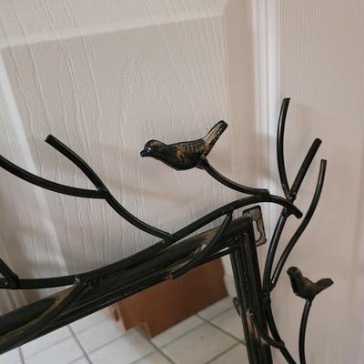 Perched Birds Mirror and Floor Lamp (K-CE)