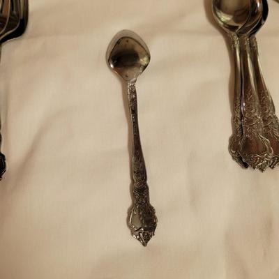 Floral Engraved Stainless Flatware (K-CE)