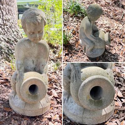 Cement Garden Statue ~ *Read Details