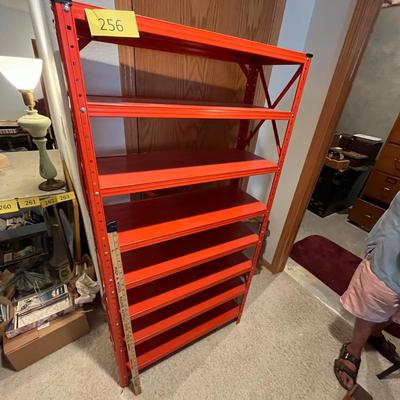 Orange Metal Shelf