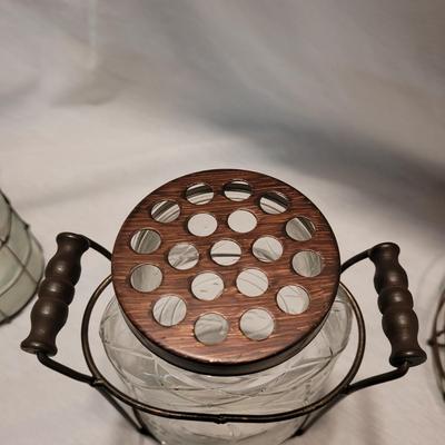 Glass Lantern and Vases (K-CE)