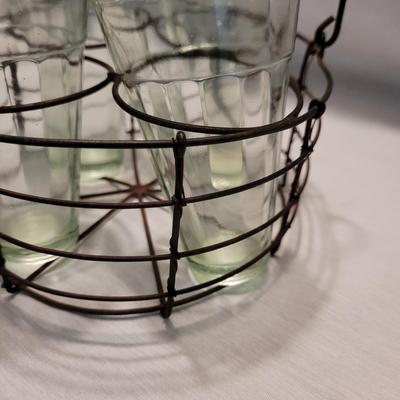 Glass Lantern and Vases (K-CE)