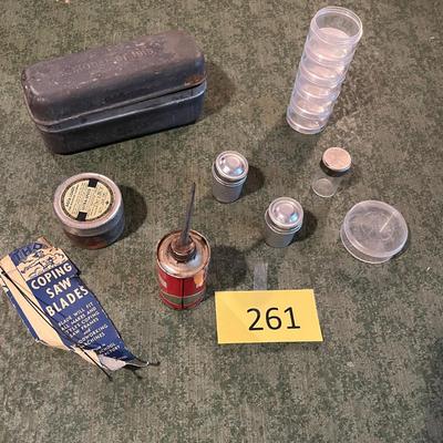 Lot of tin misc.