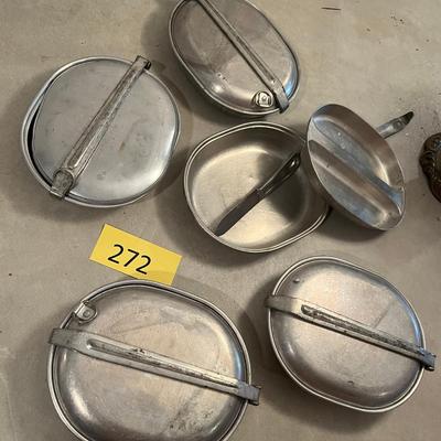 WW2 Lot of 5 Mess Kits