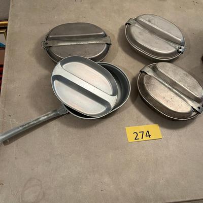 WW2 Four mess kits