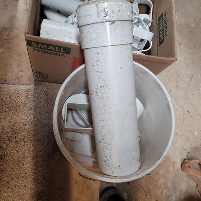 Assortment of Plumbing Pipes and Fittings (WS-CE)